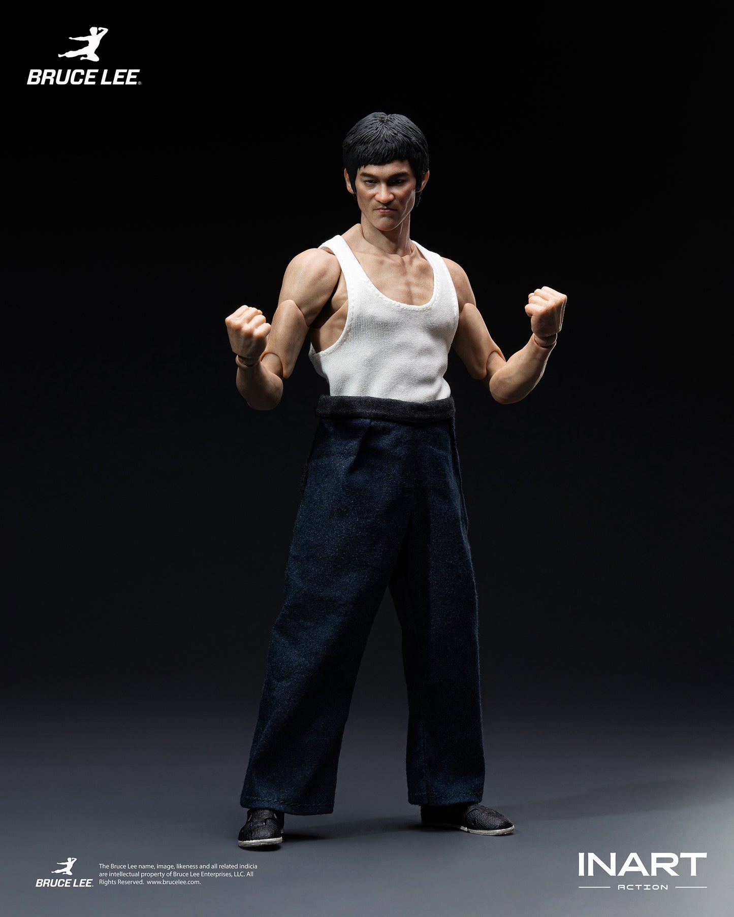 InArt 1/12 Bruce Lee - Kung Fu Outfit "Bruce Lee" Queen Studio | InArt 1/12 Scale