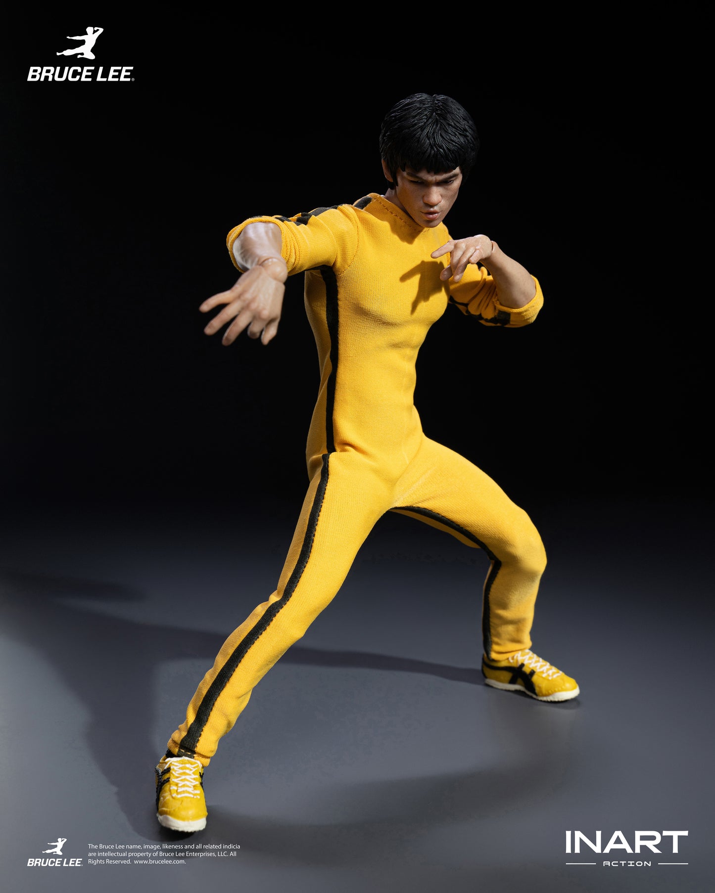 InArt 1/12 Bruce Lee - Yellow Jumpsuit "Bruce Lee" Queen Studio | InArt 1/12 Scale