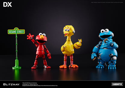 Pre Order Sesame Street Iconic Trio Reimagined DX Version - Blitzway Carbotix Action Figure
