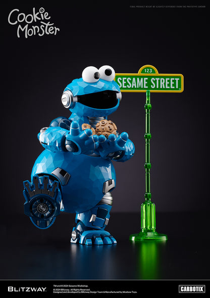 Pre Order Sesame Street Cookie Monster - Blitzway Carbotix Action Figure