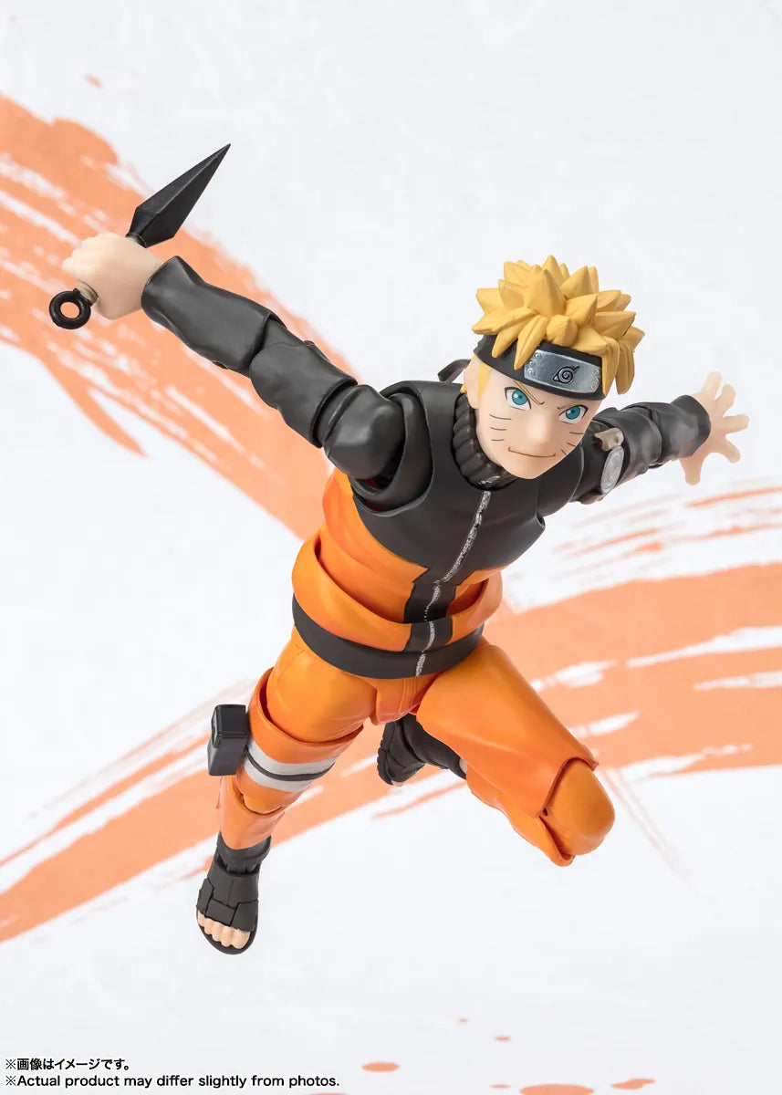 Bandai S.H.Figuarts Naruto Shippuden The Jinchuuriki Entrusted With Hope  Naruto Uzumaki Figure (orange)