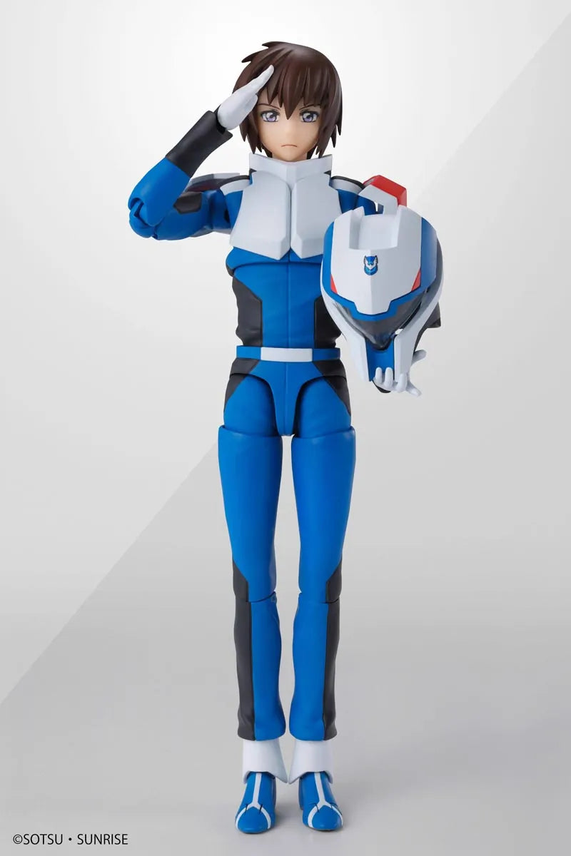 Kira Yamato (Compass Pilot Suit Ver.) standing salute