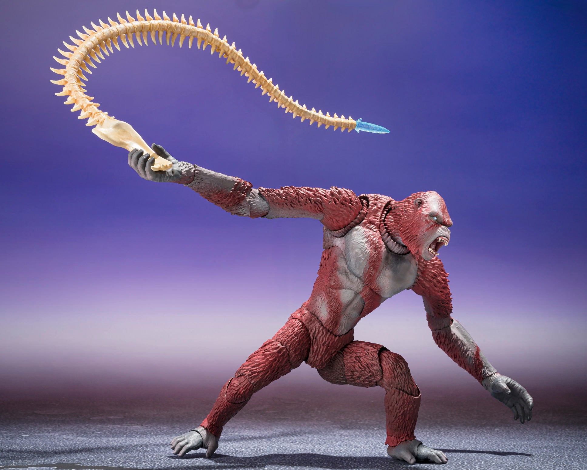 SKAR KING FROM GODZILLA x KONG: THE NEW EMPIRE  “GODZILLA x KONG: THE NEW EMPIRE”  TAMASHII NATIONS S.H.MonsterArts holding whip pose