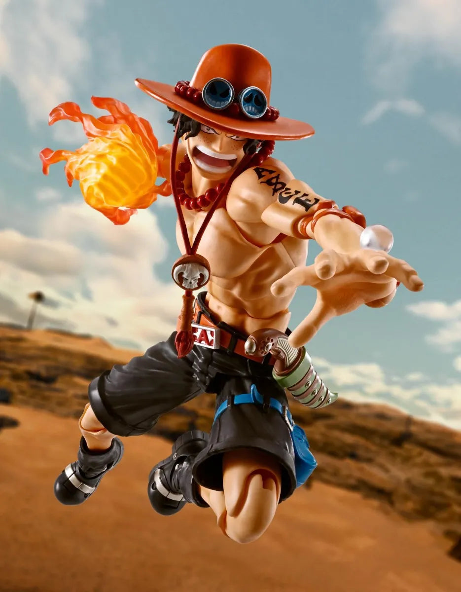 Portgas.D.Ace - Fire Fist - "One Piece", TAMASHII NATIONS S.H.Figuarts flying punch