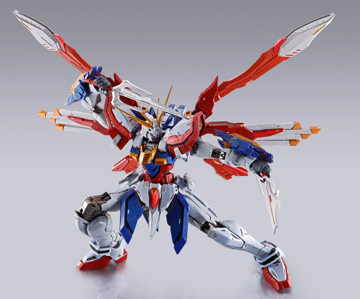 Pre Order Burning Gundam (God Gundam) & Burning Gundam Second Version "Mobile Fighter G Gundam" - Tamashii Nations Metal Build