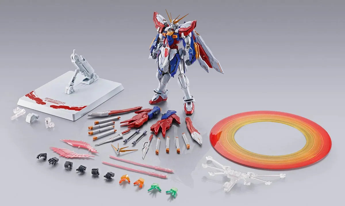 Pre Order Burning Gundam (God Gundam) & Burning Gundam Second Version "Mobile Fighter G Gundam" - Tamashii Nations Metal Build