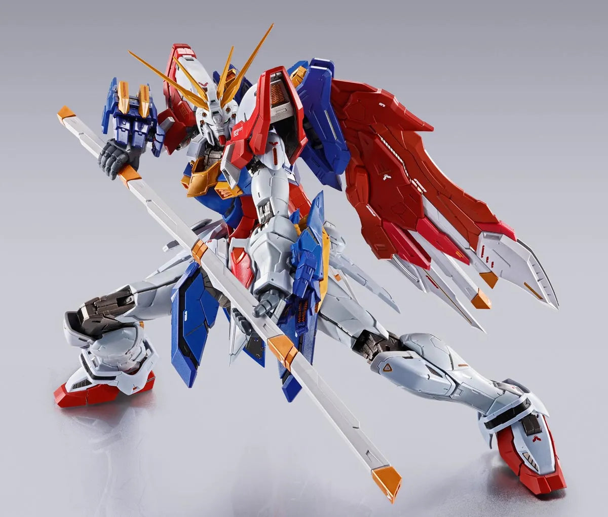 Pre Order Burning Gundam (God Gundam) & Burning Gundam Second Version "Mobile Fighter G Gundam" - Tamashii Nations Metal Build