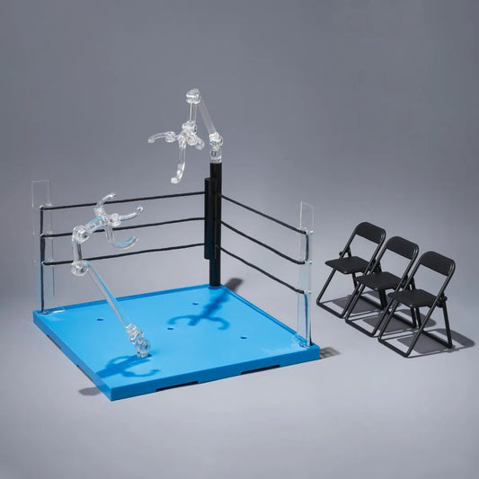Act Ring Corner (Neutral) and Folding Chair Set for S.H.Figuarts - Tamashii Nations Tamashii Stage