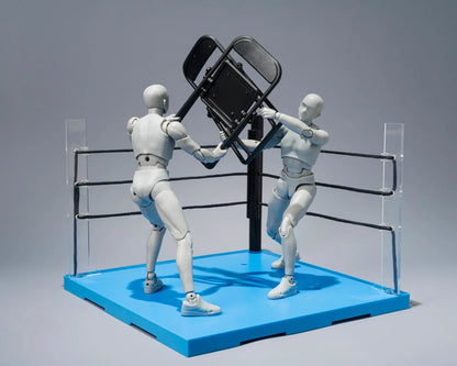 Act Ring Corner (Neutral) and Folding Chair Set for S.H.Figuarts - Tamashii Nations Tamashii Stage