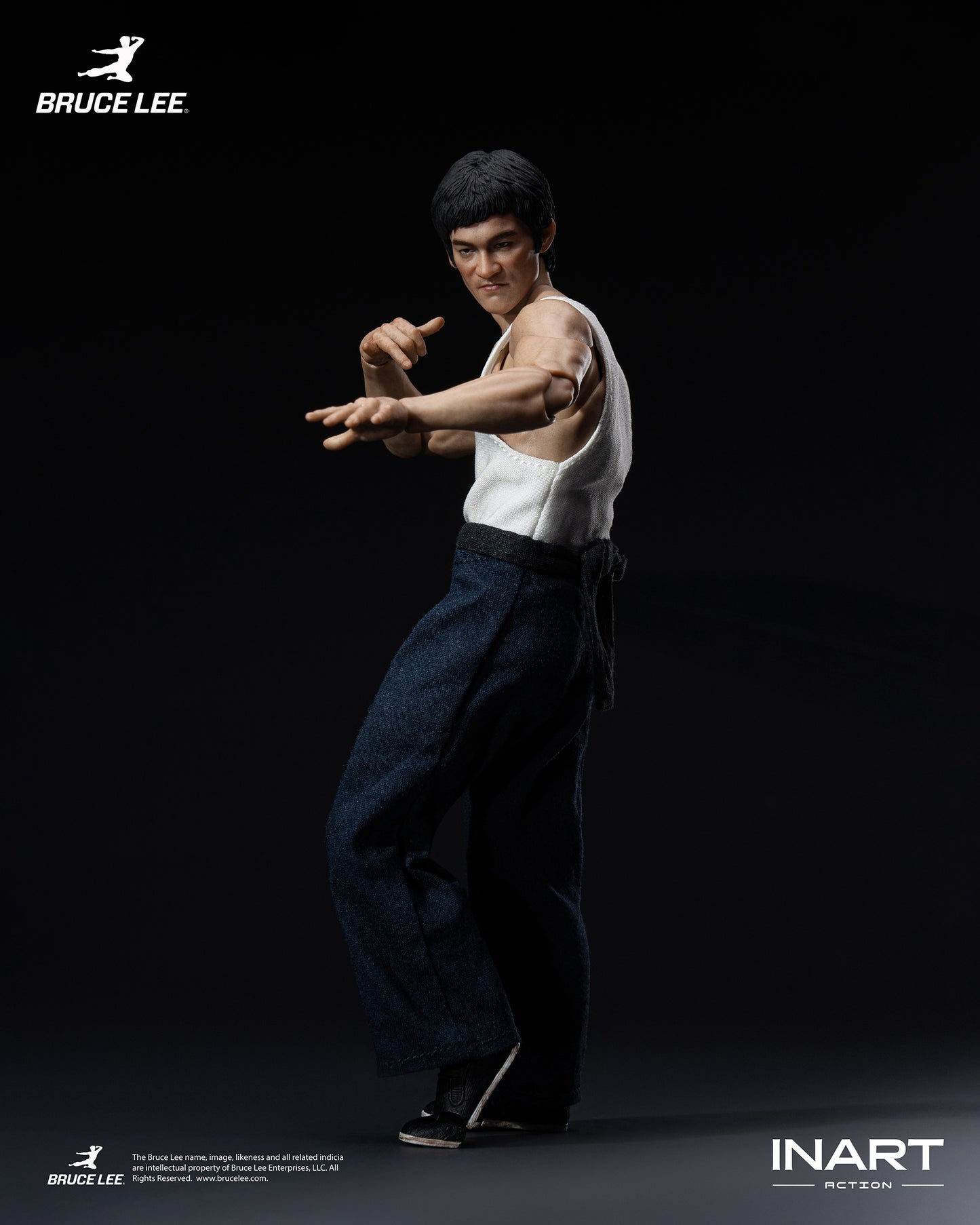 InArt 1/12 Bruce Lee - Kung Fu Outfit "Bruce Lee" Queen Studio | InArt 1/12 Scale