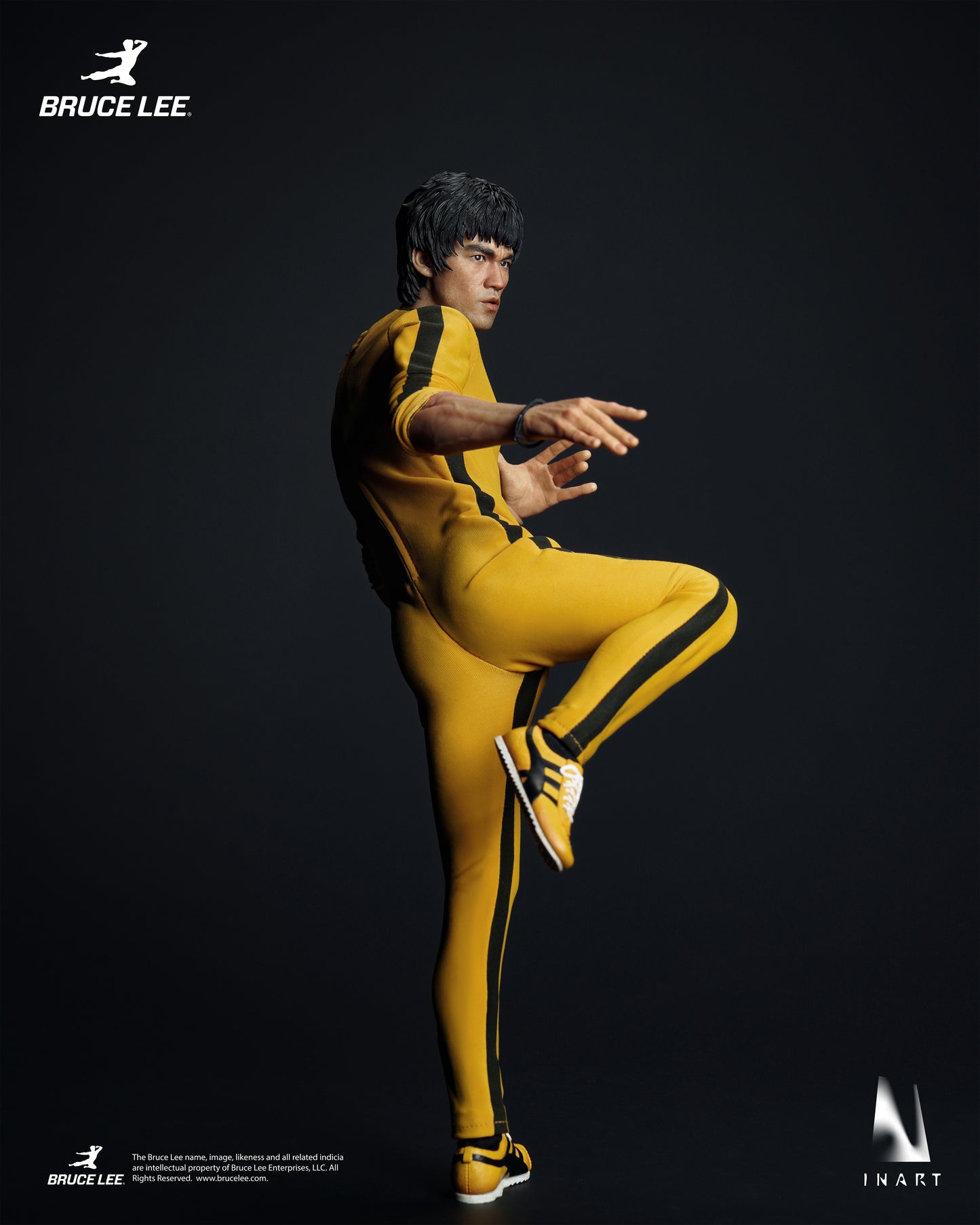 InArt 1/6 Bruce Lee - Yellow Jumpsuit "Bruce Lee" Queen Studio | InArt 1/6 Scale