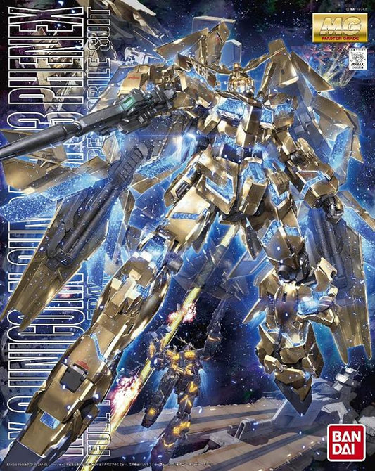 MG RX-0 Unicorn Gundam 03 Phenex "Mobile Suit Gundam UC: One of Seventy Two" - Bandai Hobby 1/100 Scale Master Grade Model Kit