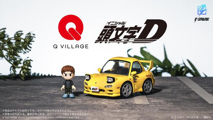 QV-06 Initial D Mazda RX-7 FD35 and Takahashi Keisuke "Initial D" | Takara Tomy T-Spark