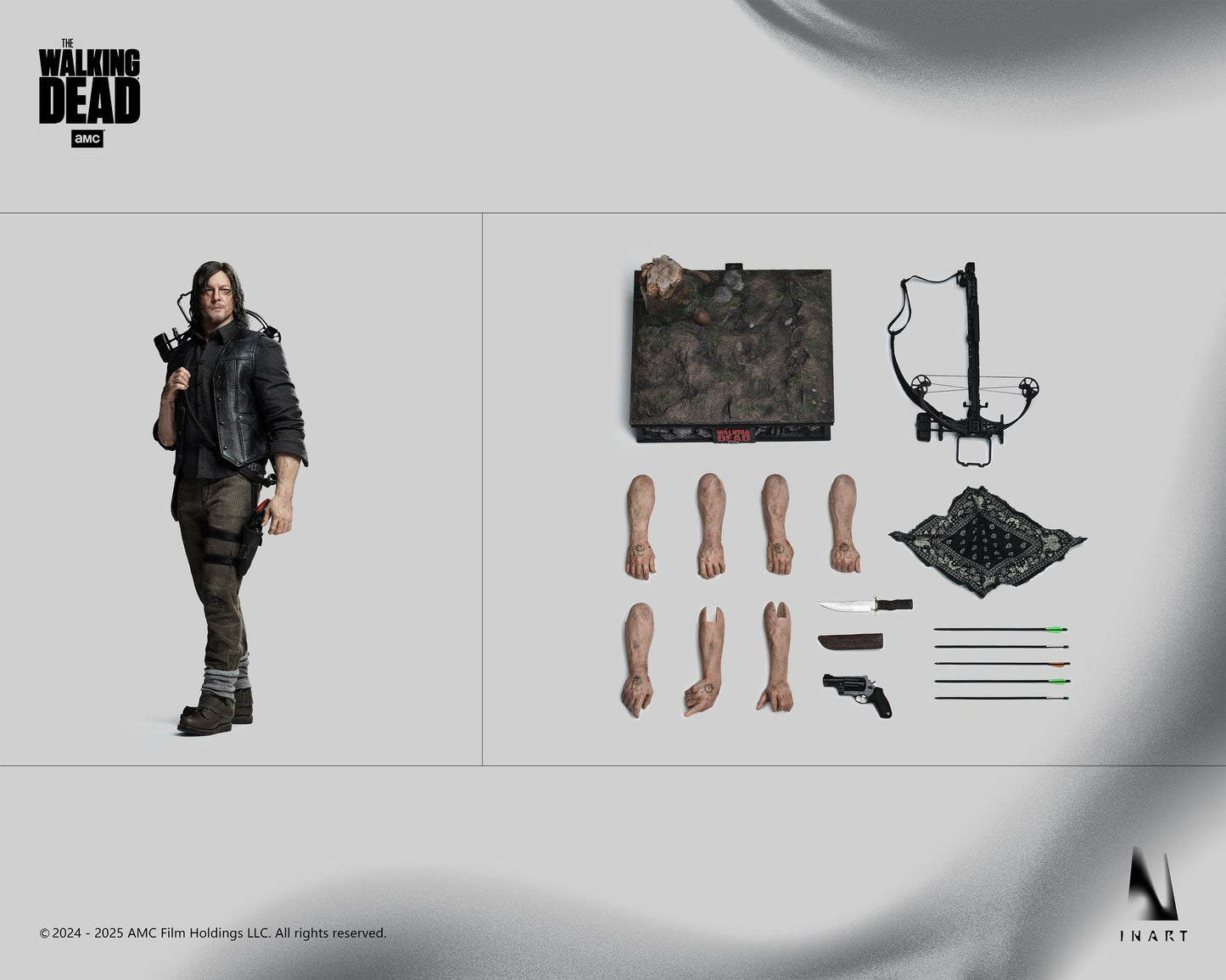 InArt Daryl Dixon 1/6th Scale Collectible Figure "The Walking Dead Season 8" | InArt