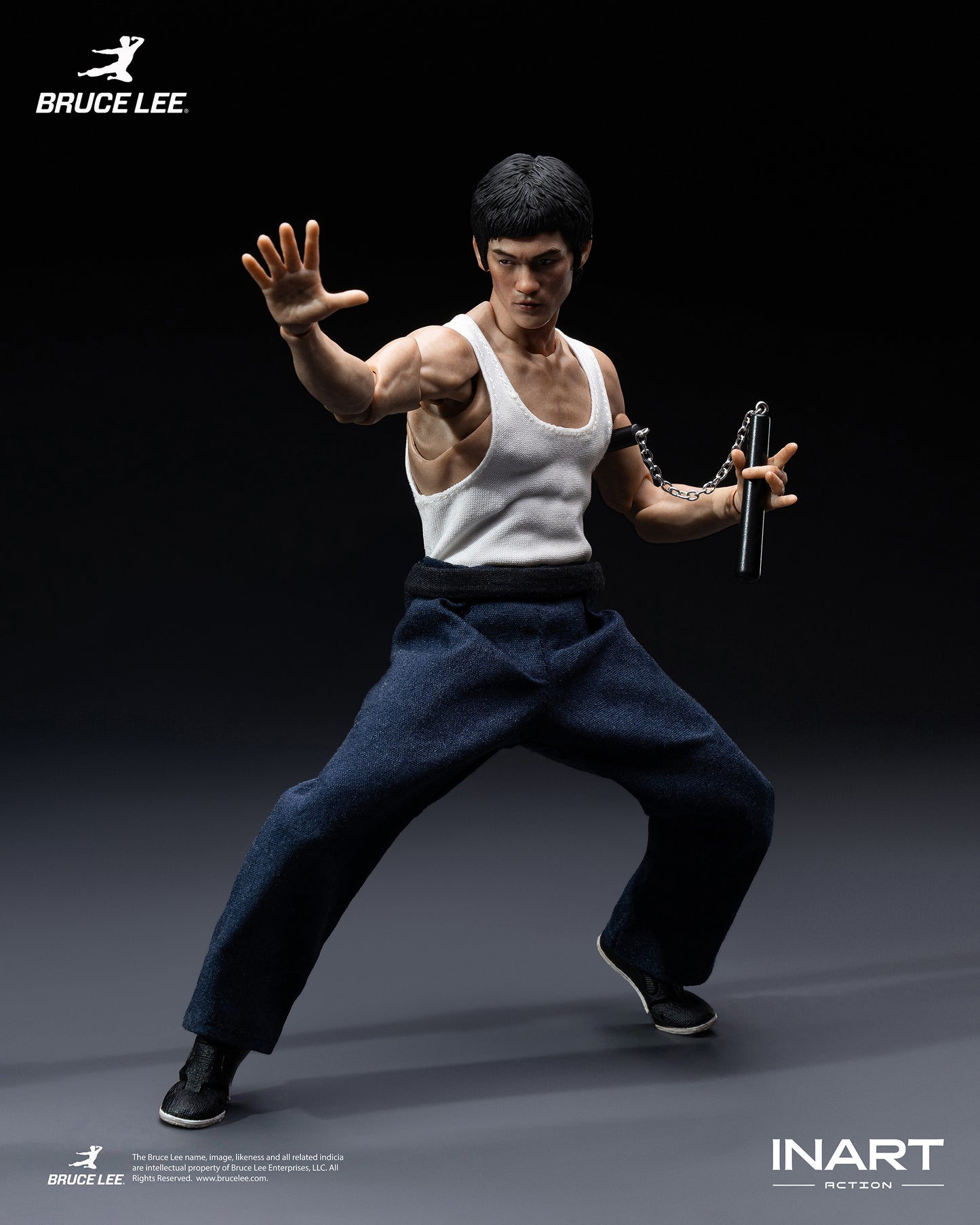InArt 1/12 Bruce Lee - Kung Fu Outfit "Bruce Lee" Queen Studio | InArt 1/12 Scale