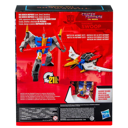 Transformers Studio Series 86 Leader Dinobot Swoop back of the box