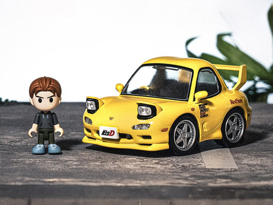 QV-06 Initial D Mazda RX-7 FD35 and Takahashi Keisuke "Initial D" | Takara Tomy T-Spark
