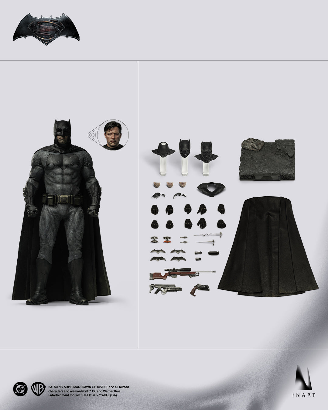 InArt 1/6 BVS Batman "Batman v Superman: Dawn of Justice" | InArt 1/6 Scale