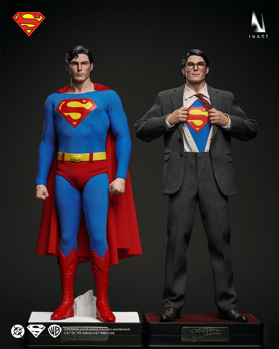 InArt 1/6 1978 Superman Premium Edition "Superman" (2 pack set) | InArt 1/6 Scale