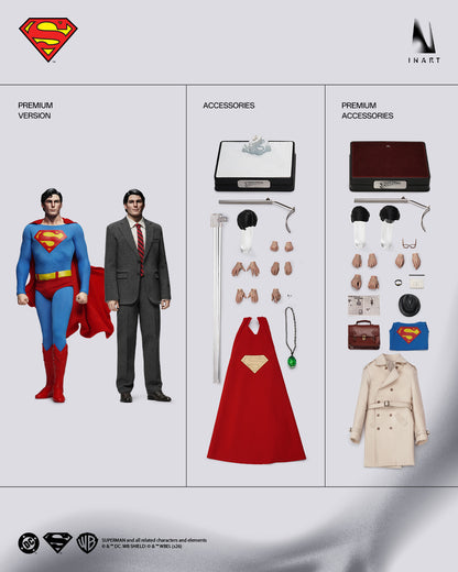 InArt 1/6 1978 Superman Premium Edition "Superman" (2 pack set) | InArt 1/6 Scale
