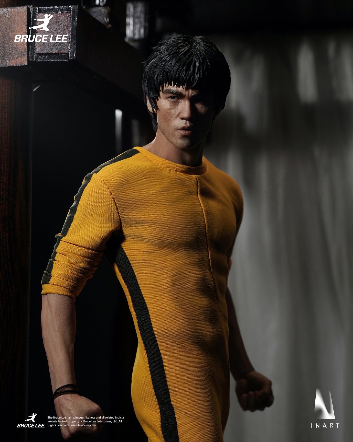 InArt 1/6 Bruce Lee - Yellow Jumpsuit "Bruce Lee" Queen Studio | InArt 1/6 Scale