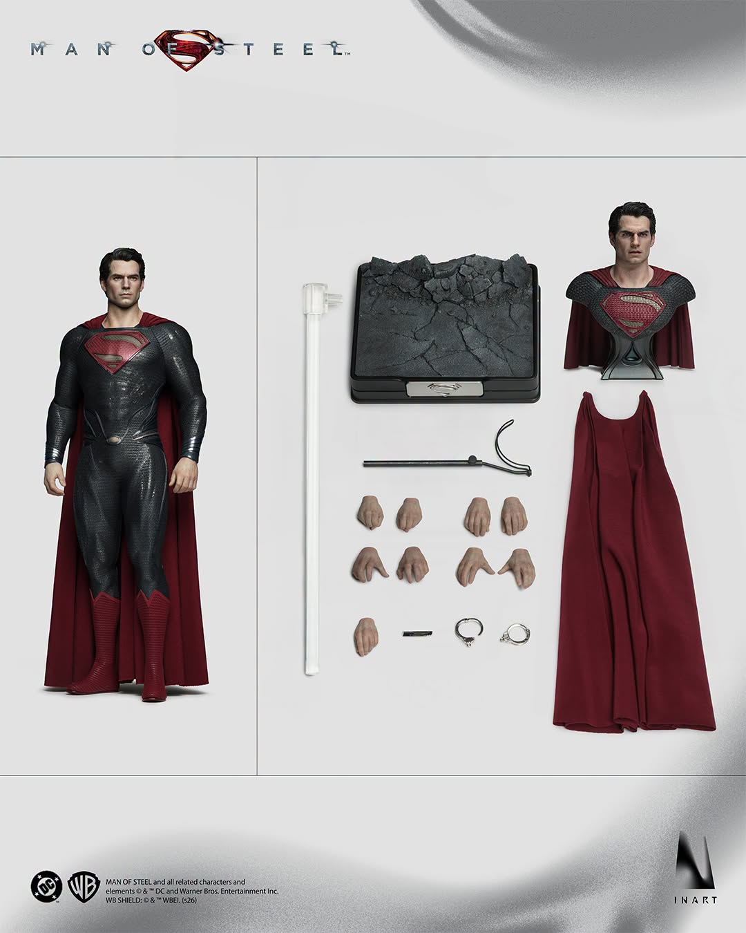 InArt 1/6 Superman "Man of Steel" | InArt 1/6 Scale