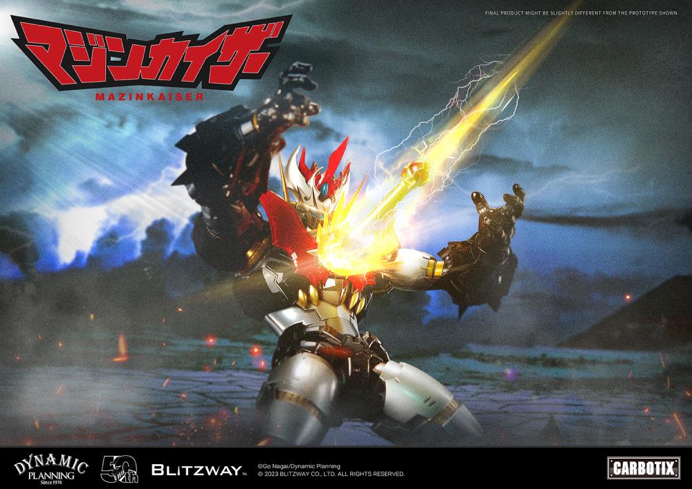 Blitzway Mazinger Z Mazinkaiser CARBOTIX pulling sword out from chest