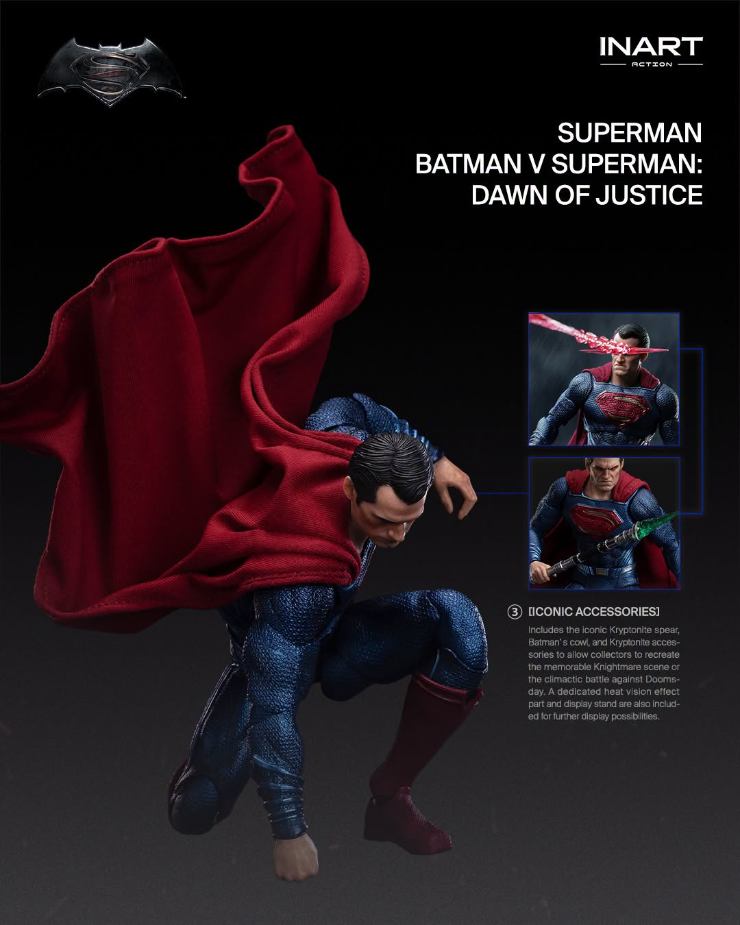 InArt 1/12 Superman "Batman v Superman: Dawn of Justice" | InArt