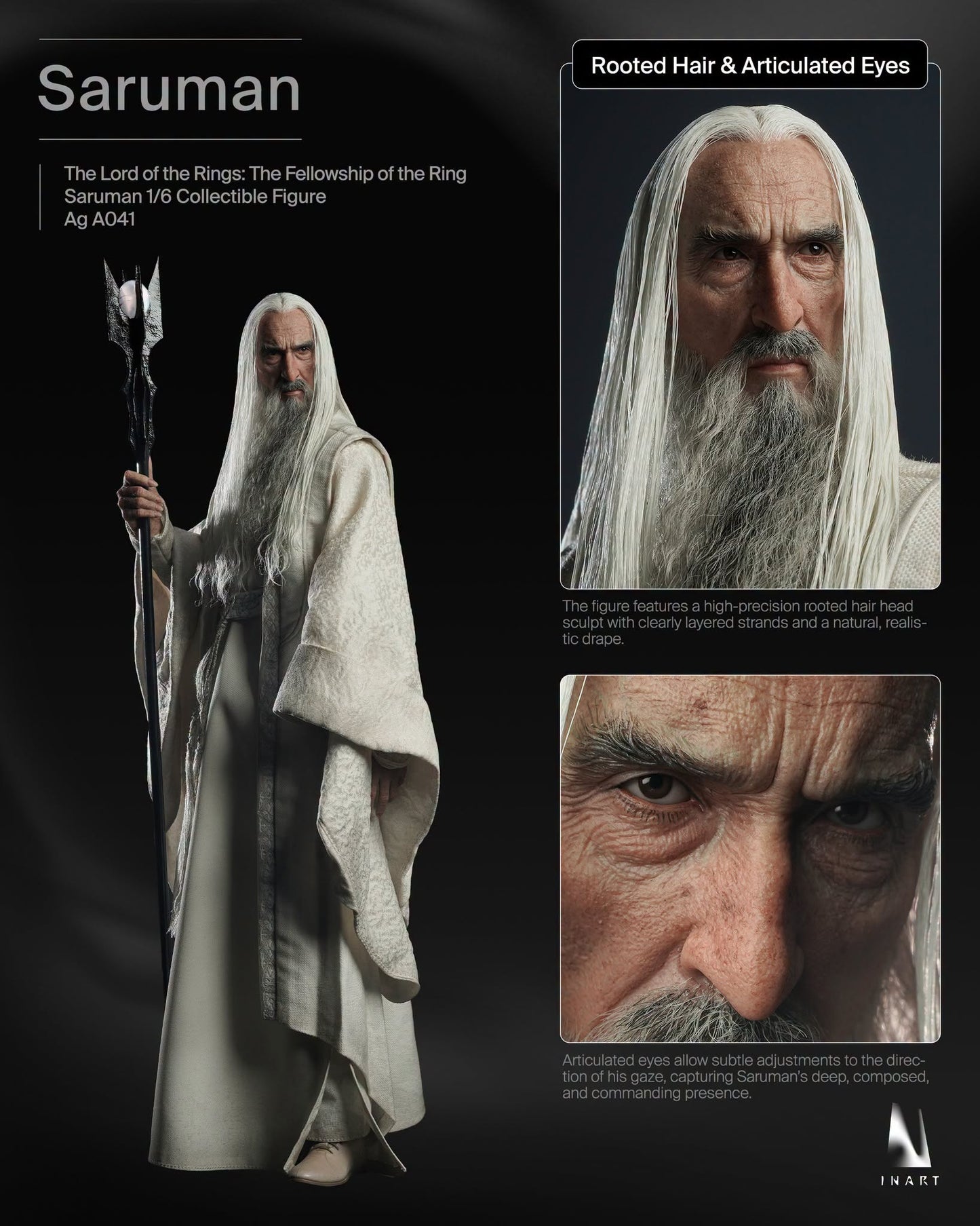 InArt 1/6 Saruman "The Lord of the Rings: The Fellowship of the Ring" | InArt