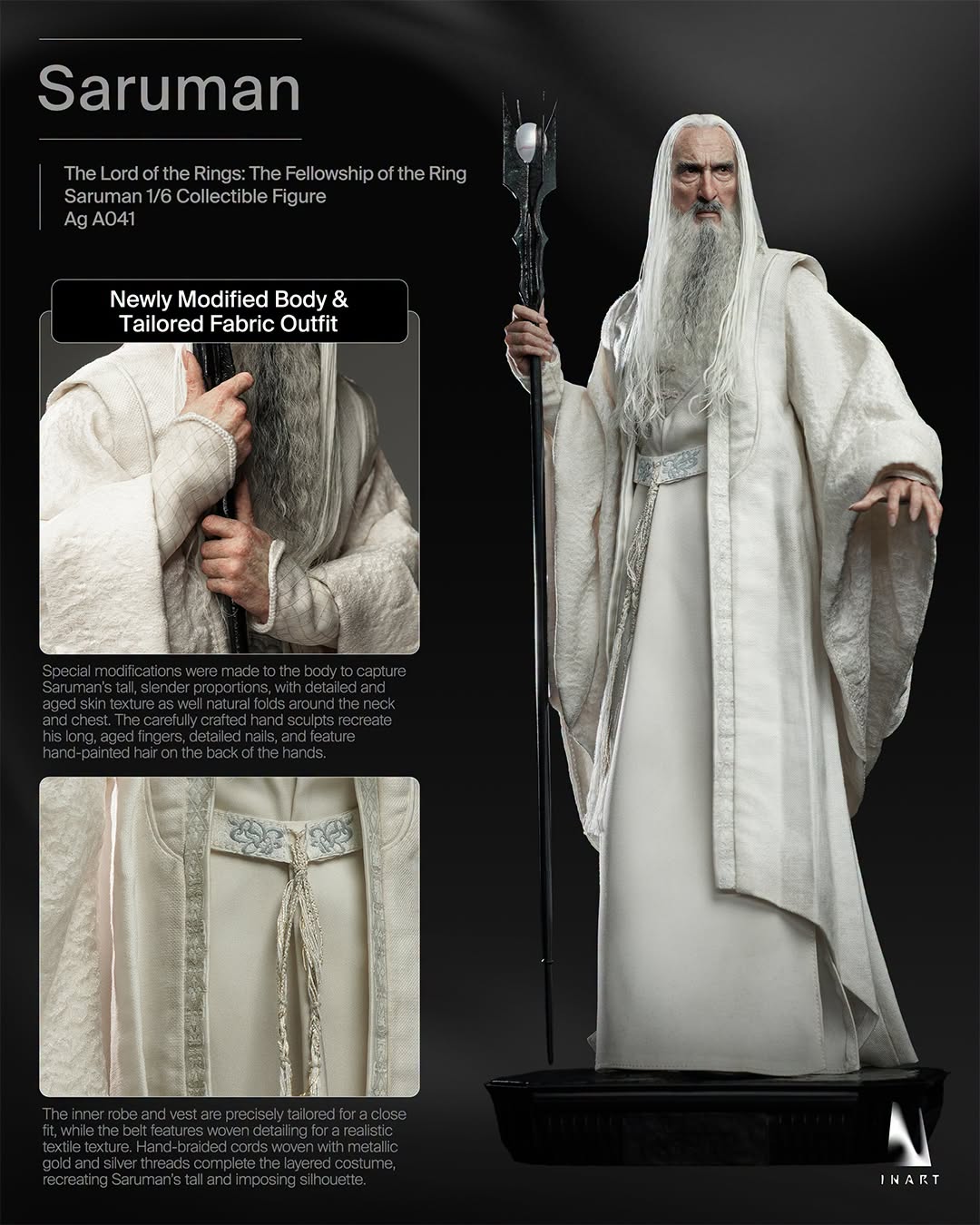 InArt 1/6 Saruman "The Lord of the Rings: The Fellowship of the Ring" | InArt