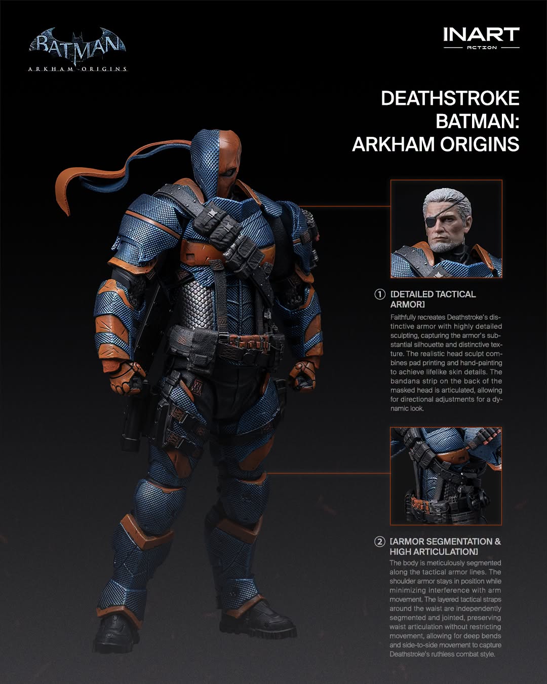 InArt 1/12 Batman (XE Suit) "Batman: Arkham Origins" | InArt