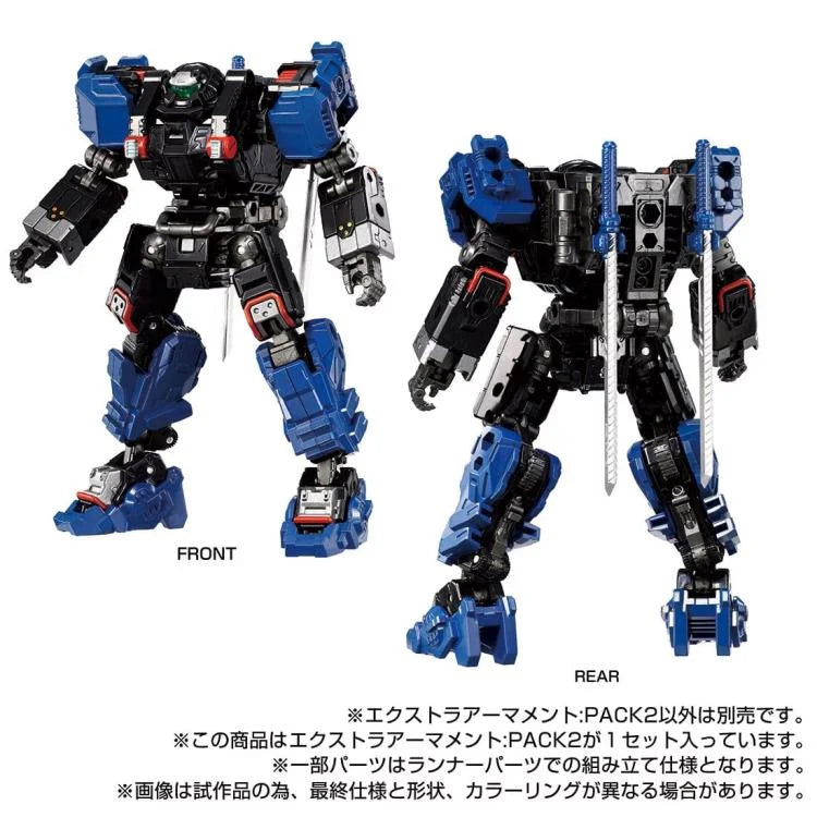 Diaclone TM-28 Tactical Mover Extra Armament (Vol.2) Set add on blue