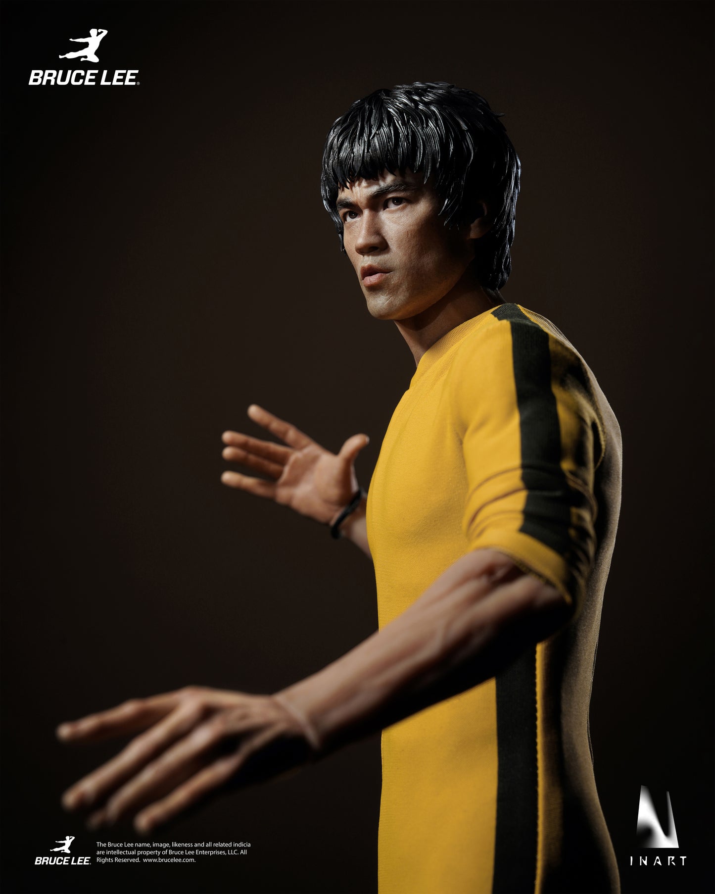 InArt 1/6 Bruce Lee - Yellow Jumpsuit "Bruce Lee" Queen Studio | InArt 1/6 Scale