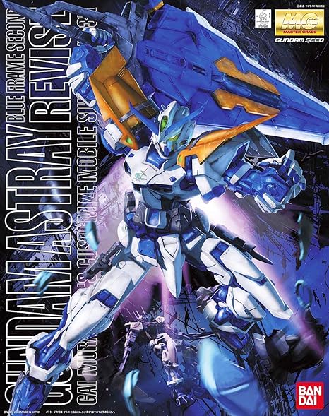 MG Gundam Astray Blue Frame Second Revise "Gundam Seed" - Bandai Hobby 1/100 Scale Master Grade Model Kit