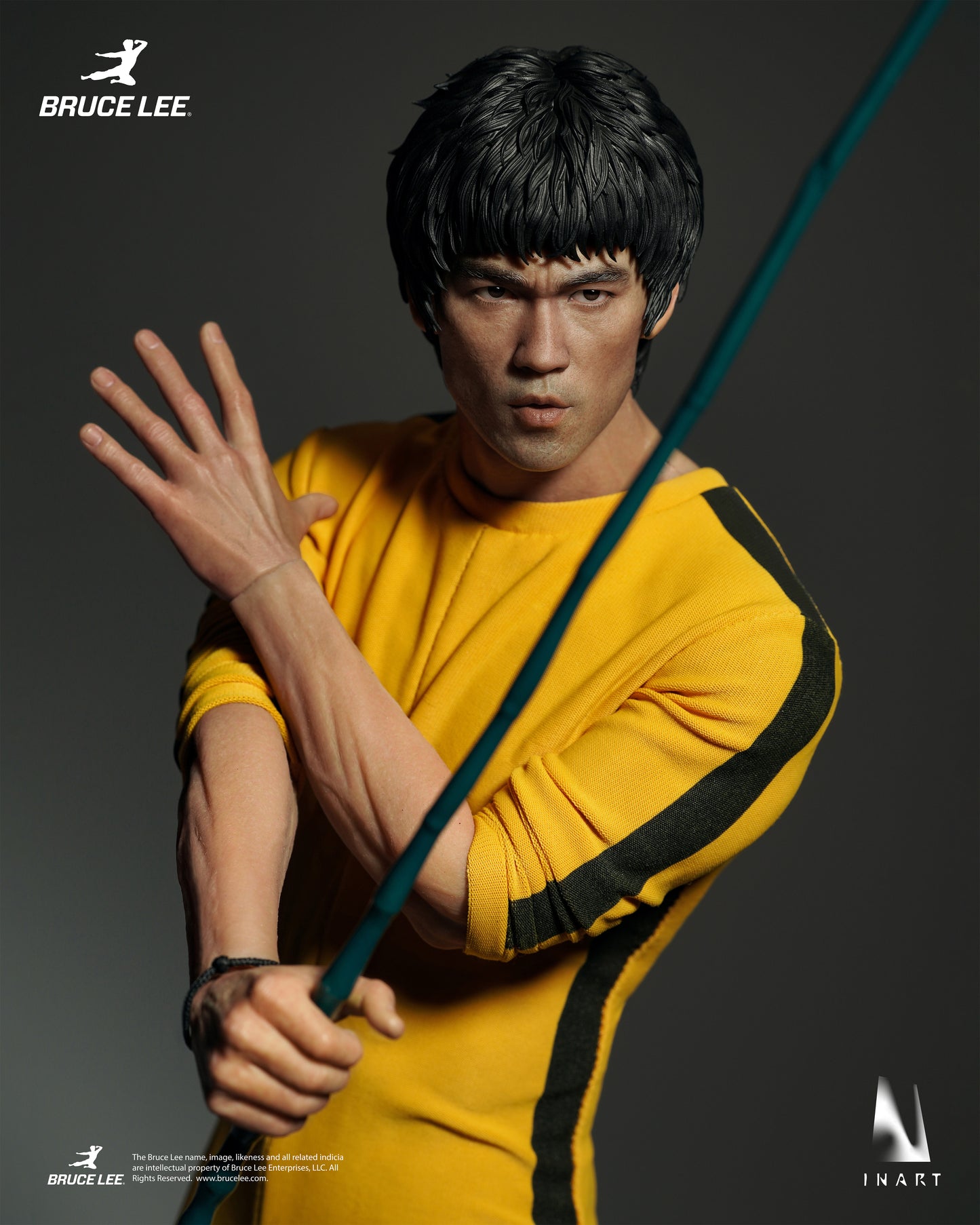 InArt 1/6 Bruce Lee - Yellow Jumpsuit "Bruce Lee" Queen Studio | InArt 1/6 Scale