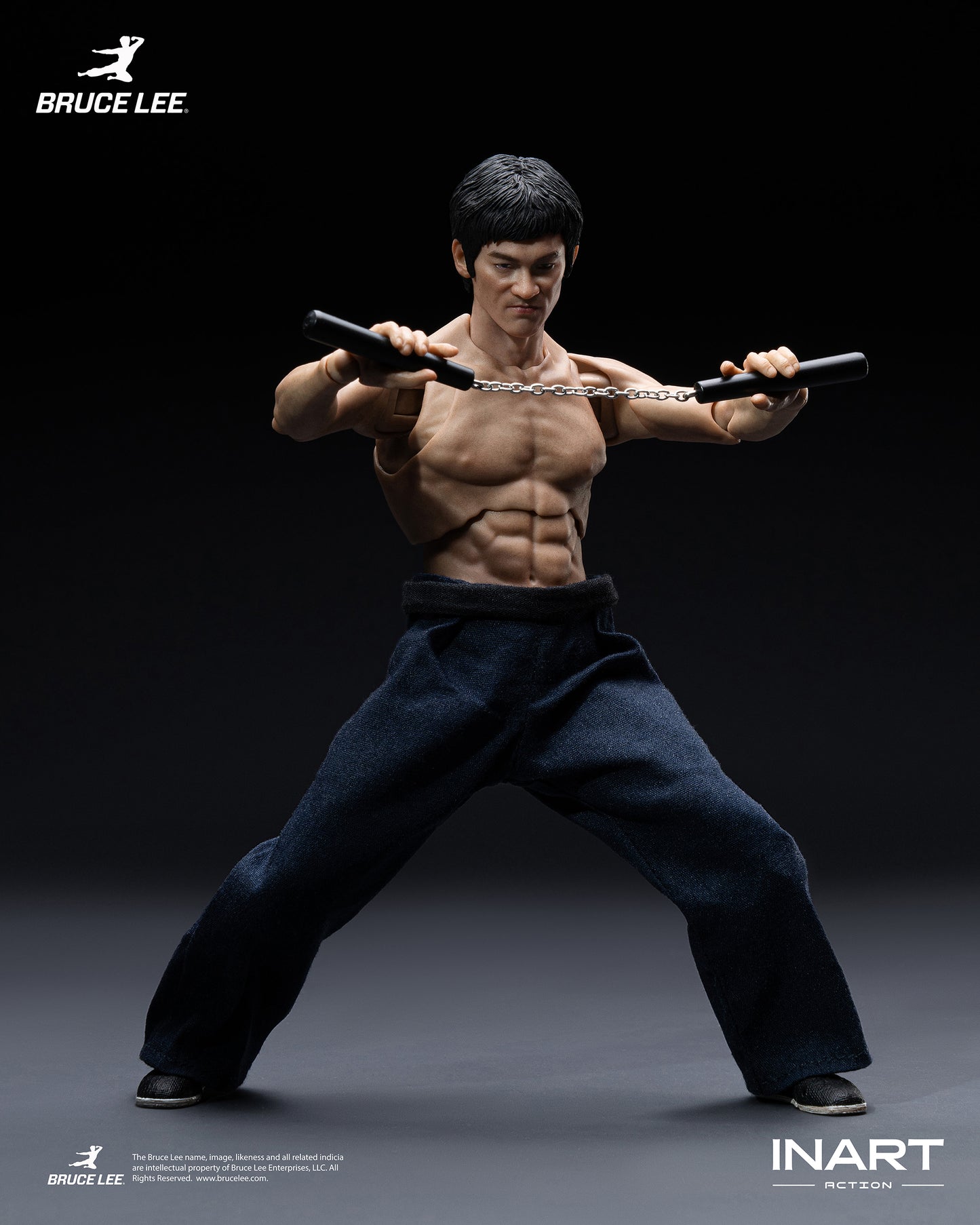 InArt 1/12 Bruce Lee - Kung Fu Outfit "Bruce Lee" Queen Studio | InArt 1/12 Scale