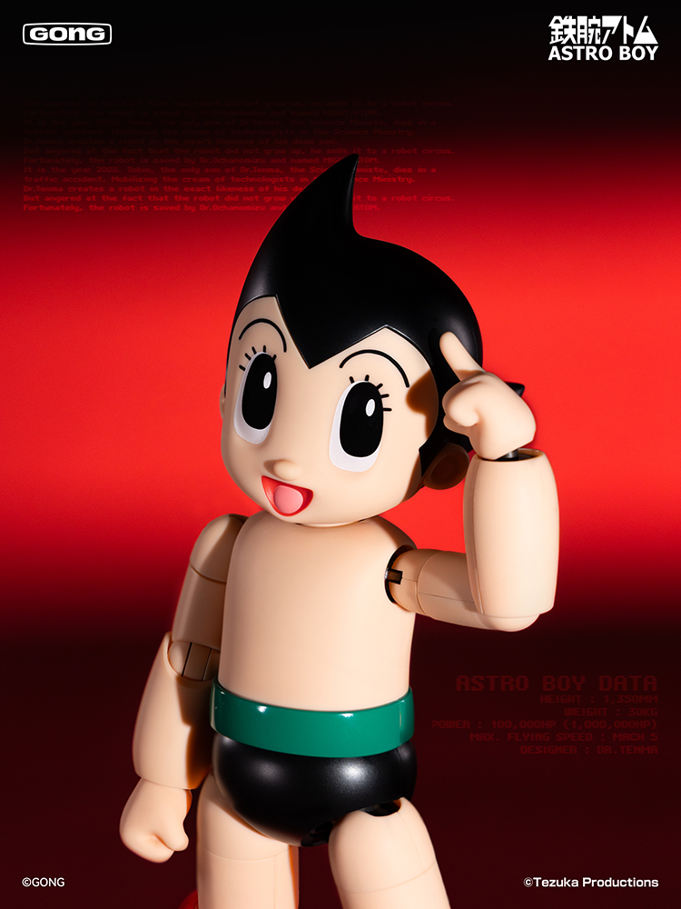 Astro Boy Mighty Atom (Tetsuwan Atom) – Alloy Articulated Action Figure "Astro Boy" | Gong