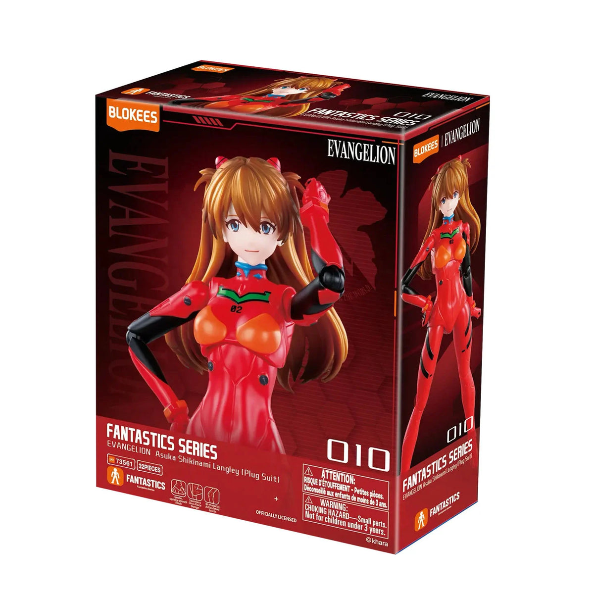 Evangelion Blokees Evangelion Fantastics Series - 03 Asuka Shikinami Langley "Evangelion" | Blokees Model Kit