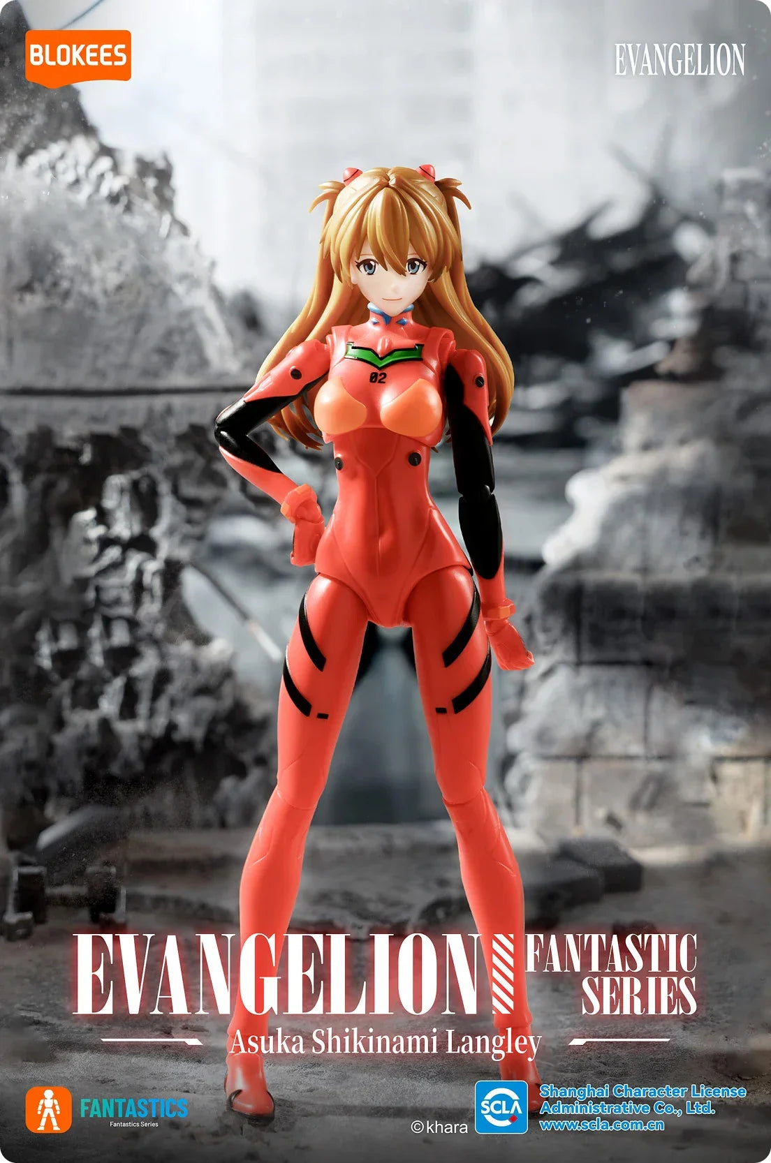 Evangelion Blokees Evangelion Fantastics Series - 03 Asuka Shikinami Langley "Evangelion" | Blokees Model Kit