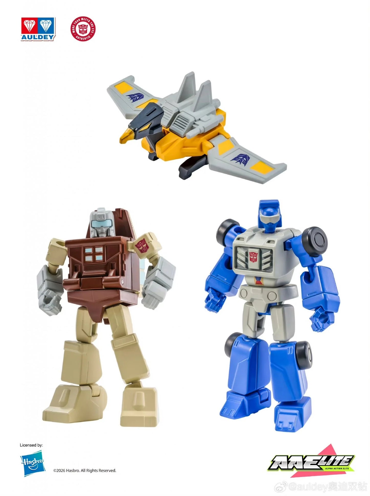 Auldey Transformers Alpha Action Elite Wave 4 "Transformers" | Auldey