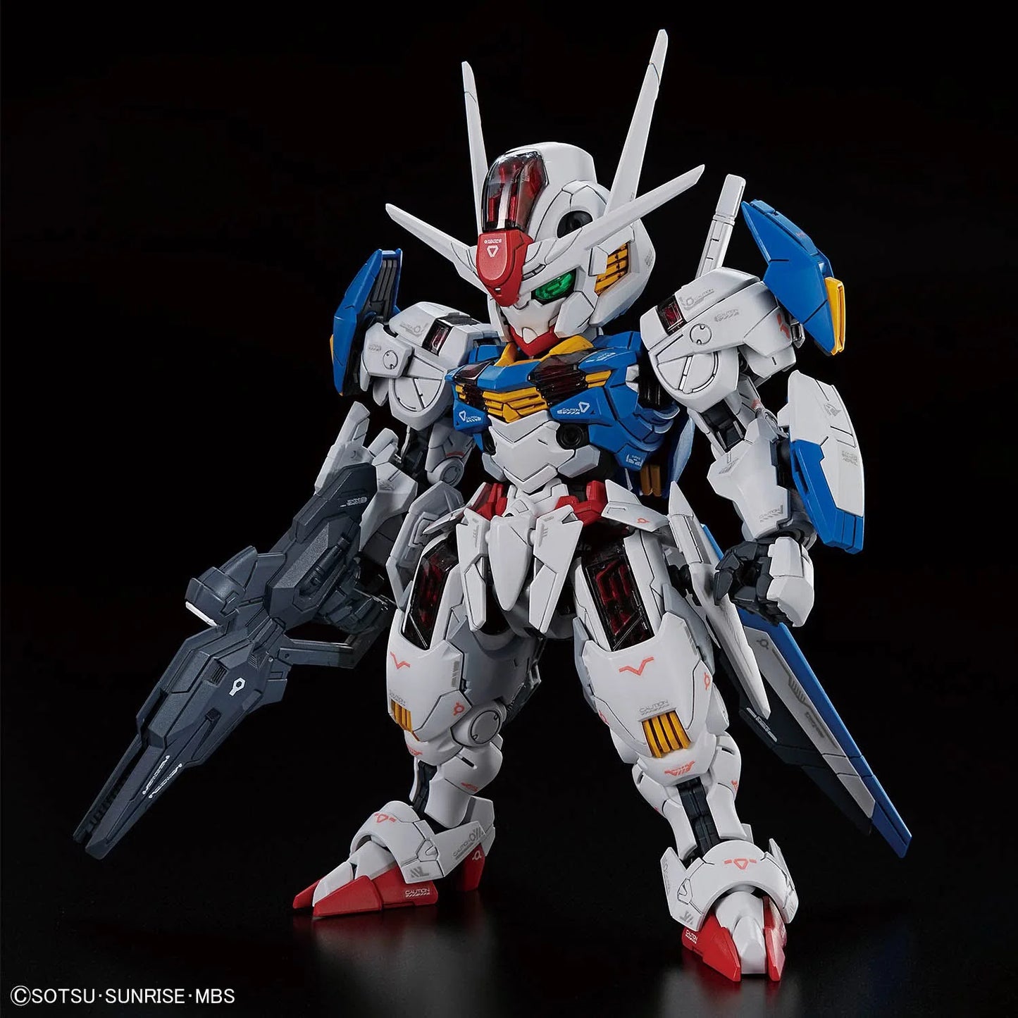 MGSD XVX-016 Gundam Aerial "Mobile Suit Gundam: The Witch From Mercury" - Bandai Hobby SD Master Grade Model Kit