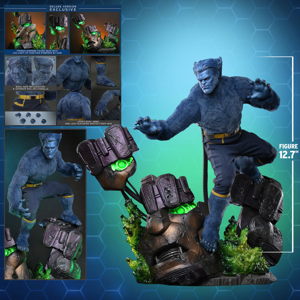 Beast (Deluxe Version) 1/6 Scale Figure "X-Men" | Hot Toys