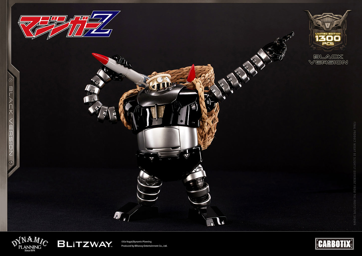 Blitzway Carbotix Boss Borot (Black Version) "Mazinger Z" | Blitzway