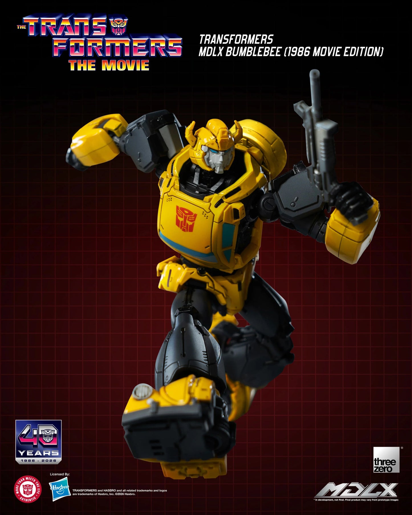 Bumblebee (1986 Movie Edition) MDLX "Transformer 1986" | Threezero
