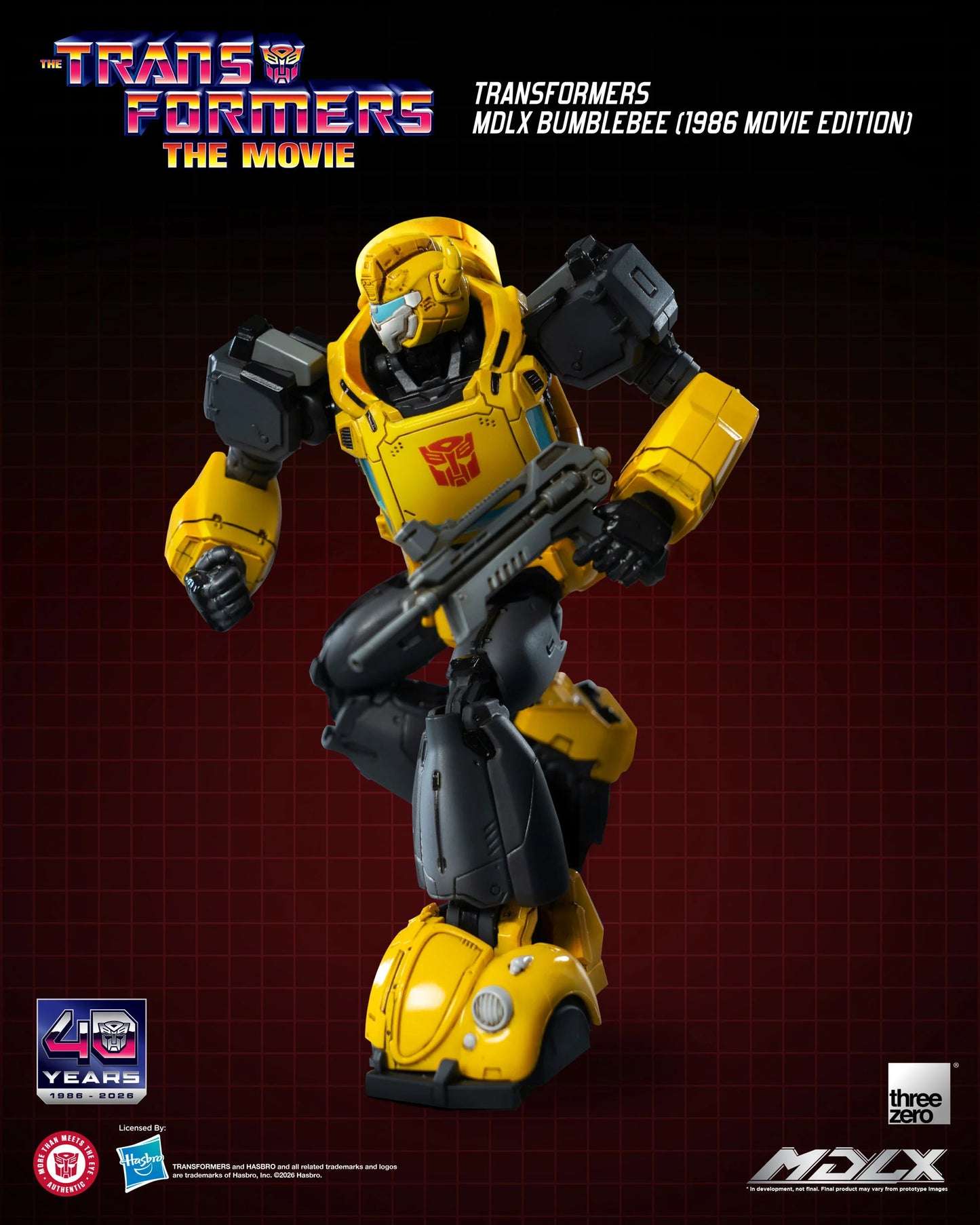 Bumblebee (1986 Movie Edition) MDLX "Transformer 1986" | Threezero