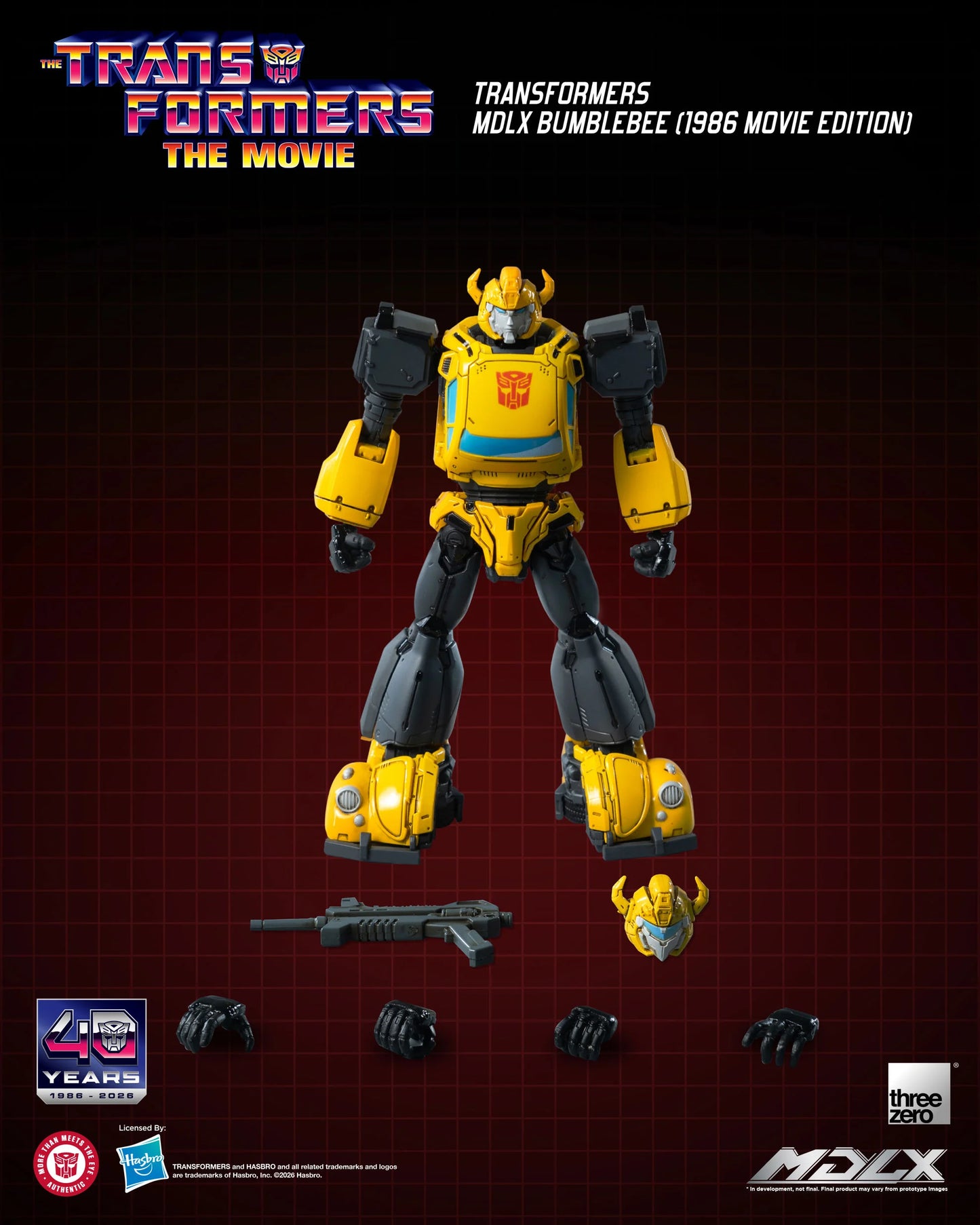 Bumblebee (1986 Movie Edition) MDLX "Transformer 1986" | Threezero