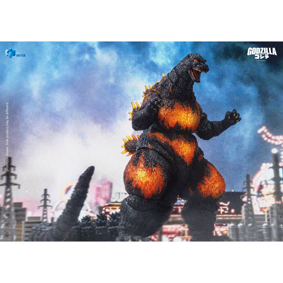 Hiya Toys Burning Godzilla "Godzilla vs. Destoroyah (1995)" | Hiya Toys Exquisite Basic Series