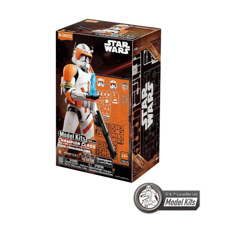 Champion Class 10 Clone Commander Cody "Star Wars: Attack of the Clones" | Blokees