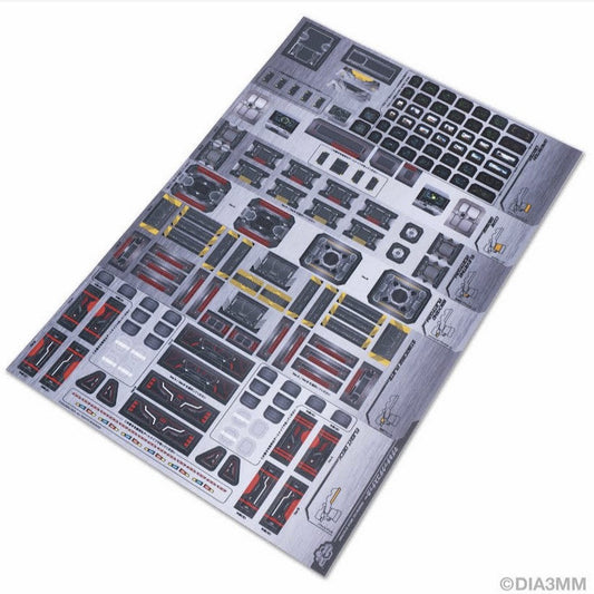 DA-95 Robot Base Magnetic Stickers Diaclone 3rd party