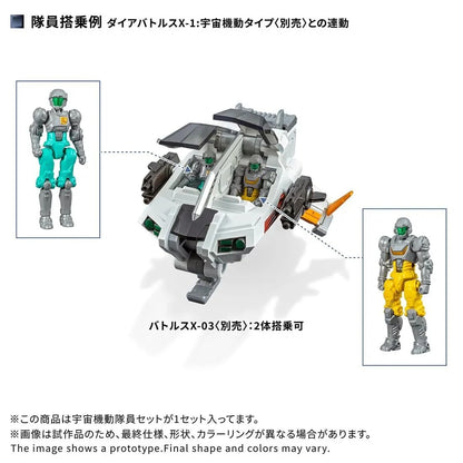 Diaclone DA-125 Cosmo Maneuver Dia-Nauts Exclusive 4 Figure Set | Takara Tomy